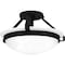 Quoizel Semi-Flush Mount Semi Flush 2 Lights Matte Black QSF5581MBK - alternate 2